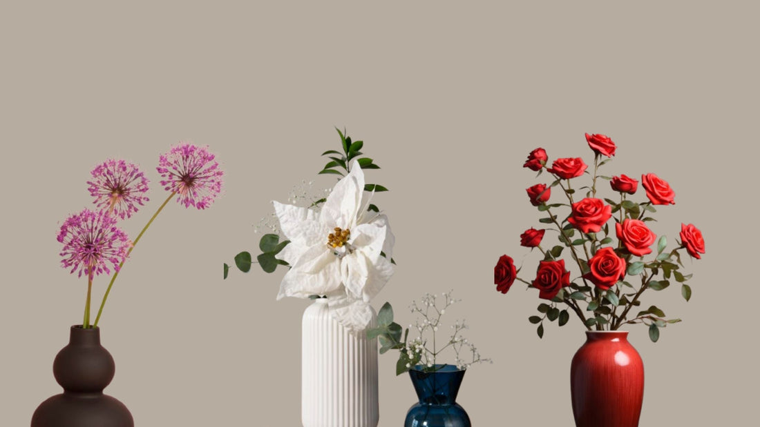 luxury flower vase