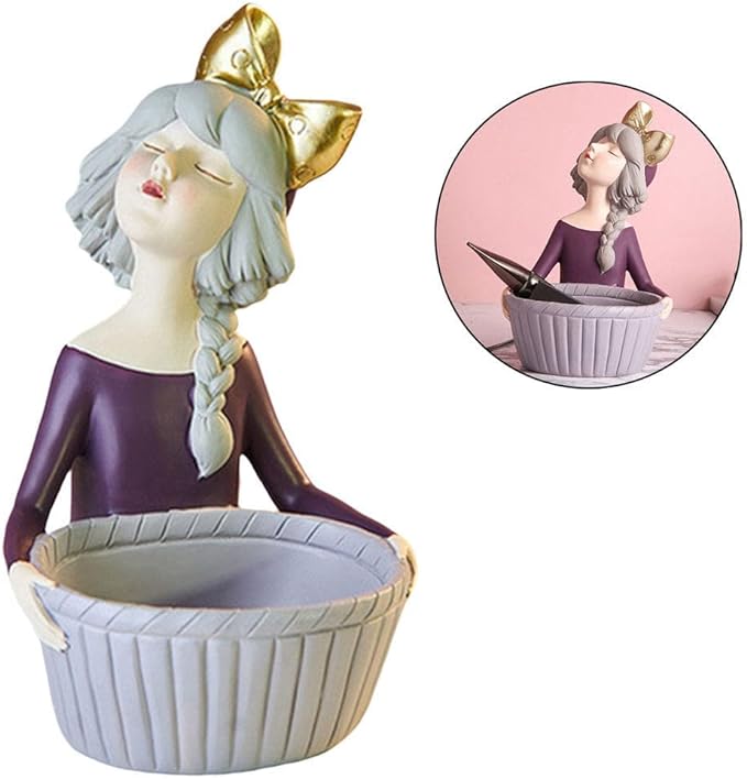 Souvenir Lady Figurine with Basket
