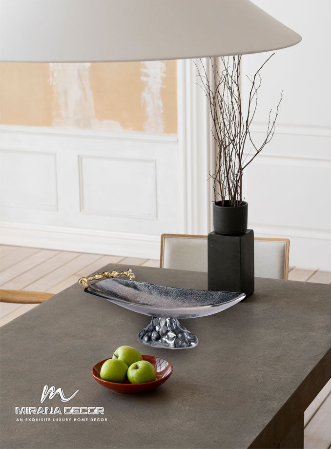 Aluminum Hammered Boat Dish