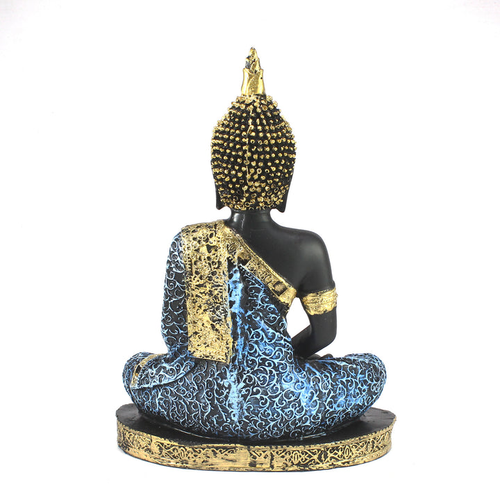 Blue Meditating Buddha Decorative Showpiece – 24 cm