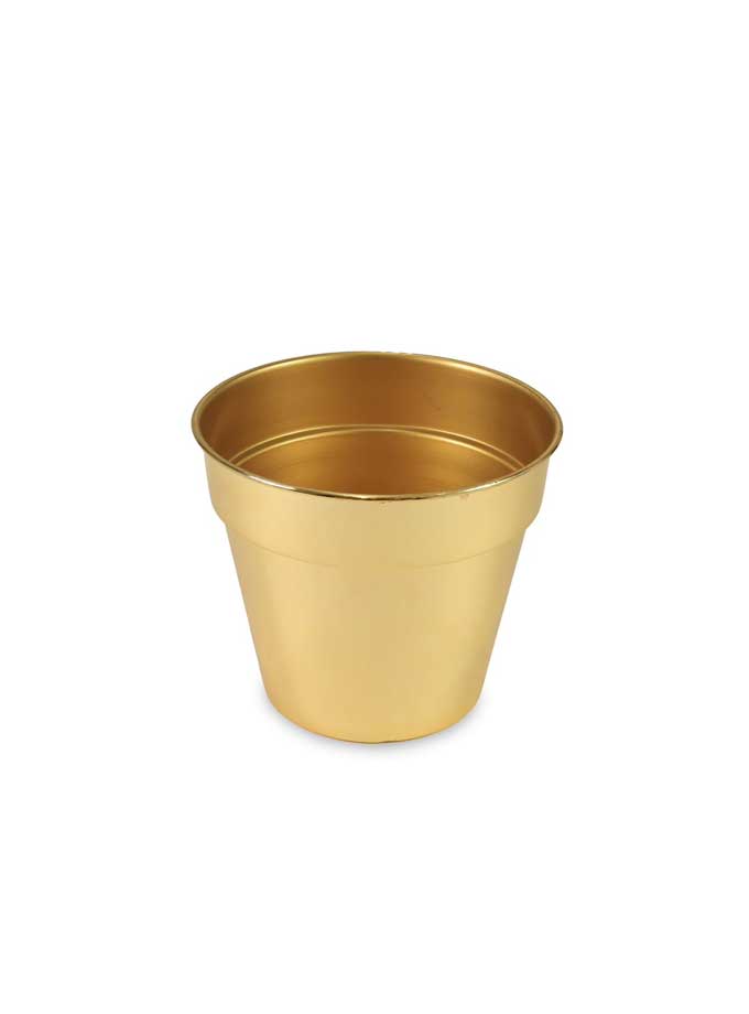 Design World Metal Gold Planter