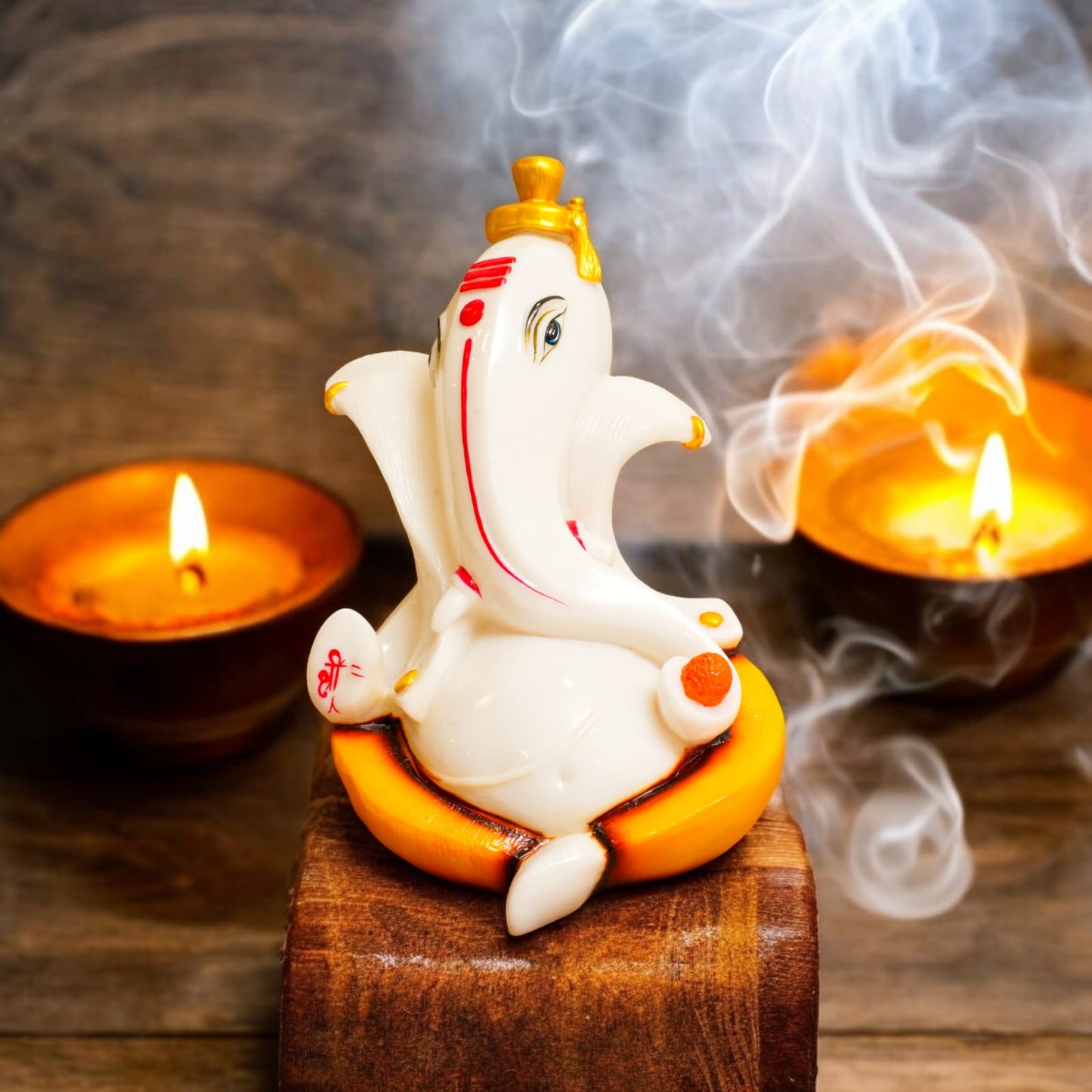 Handcrafted Ceramic Ganesha Statue