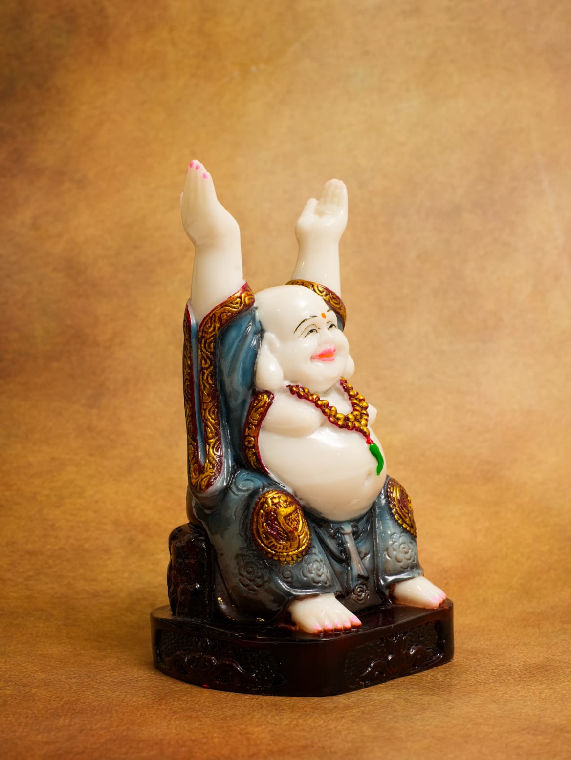 PROSPERITY'S GUARDIAN – EXQUISITE LAUGHING BUDDHA FIGURINE