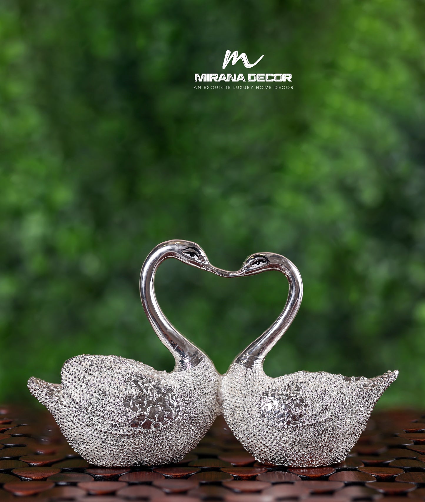 LOVE BIRDS SILVER PLATED
