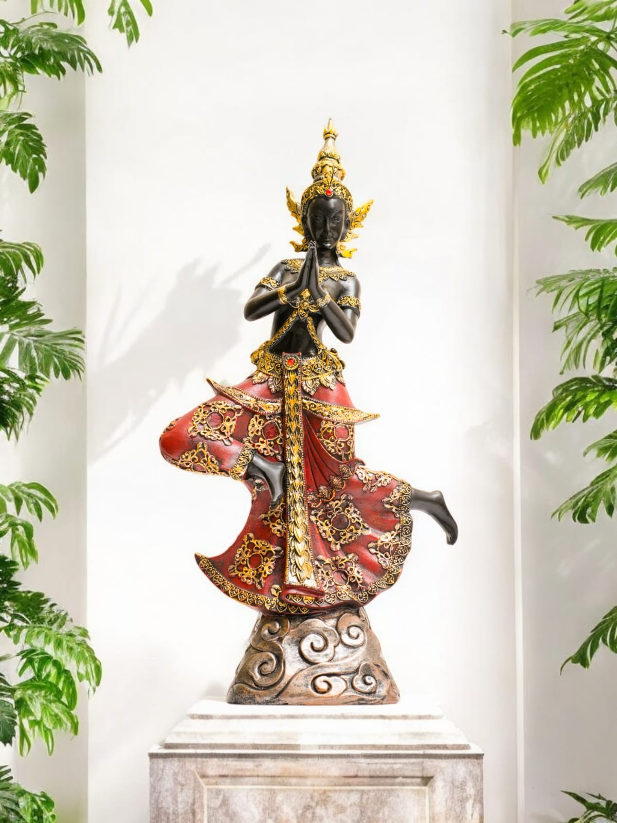 Divine Grace Thai Deity Sculpture