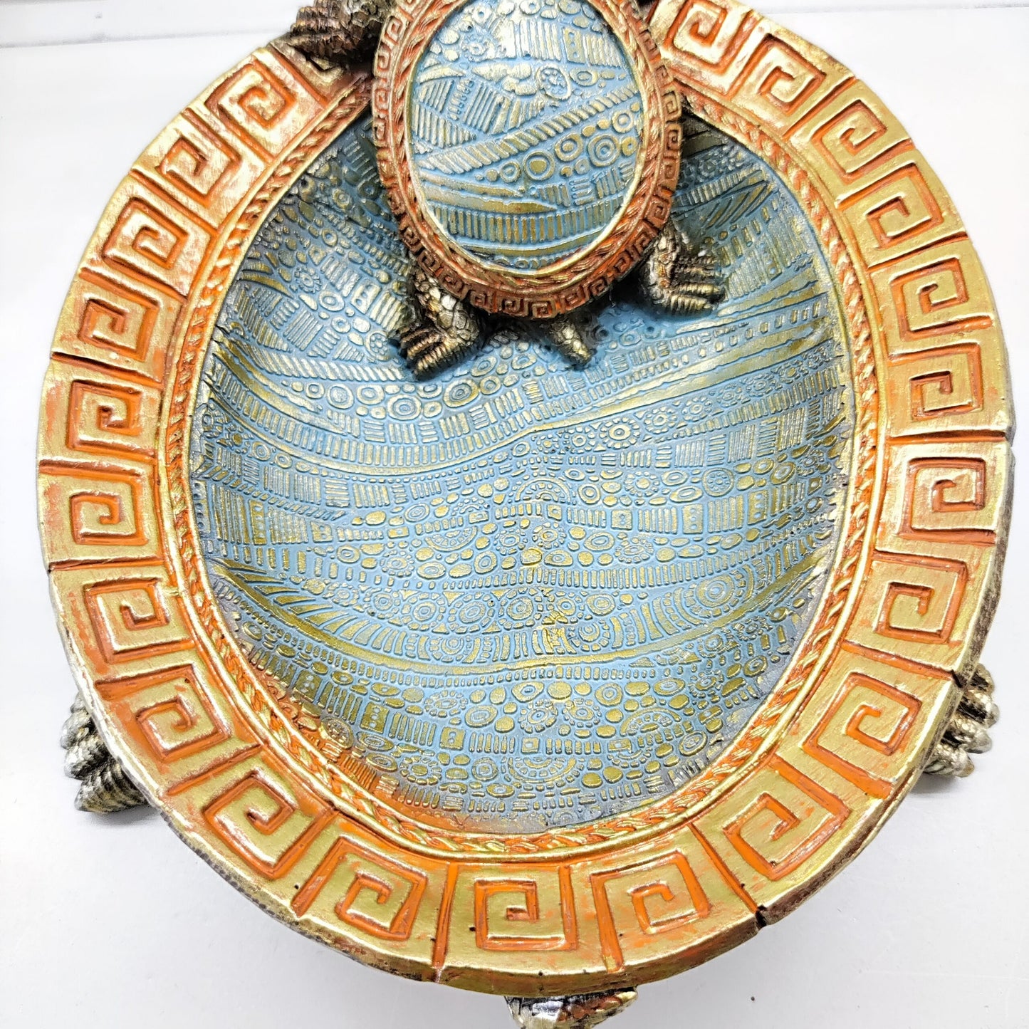 Feng Shui Turtle Showpiece With Baby Turtle and Storage On Back