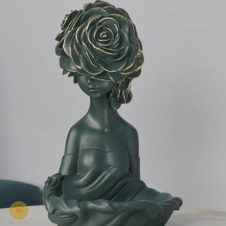 Cute Lady Platter (7x10 Inches)