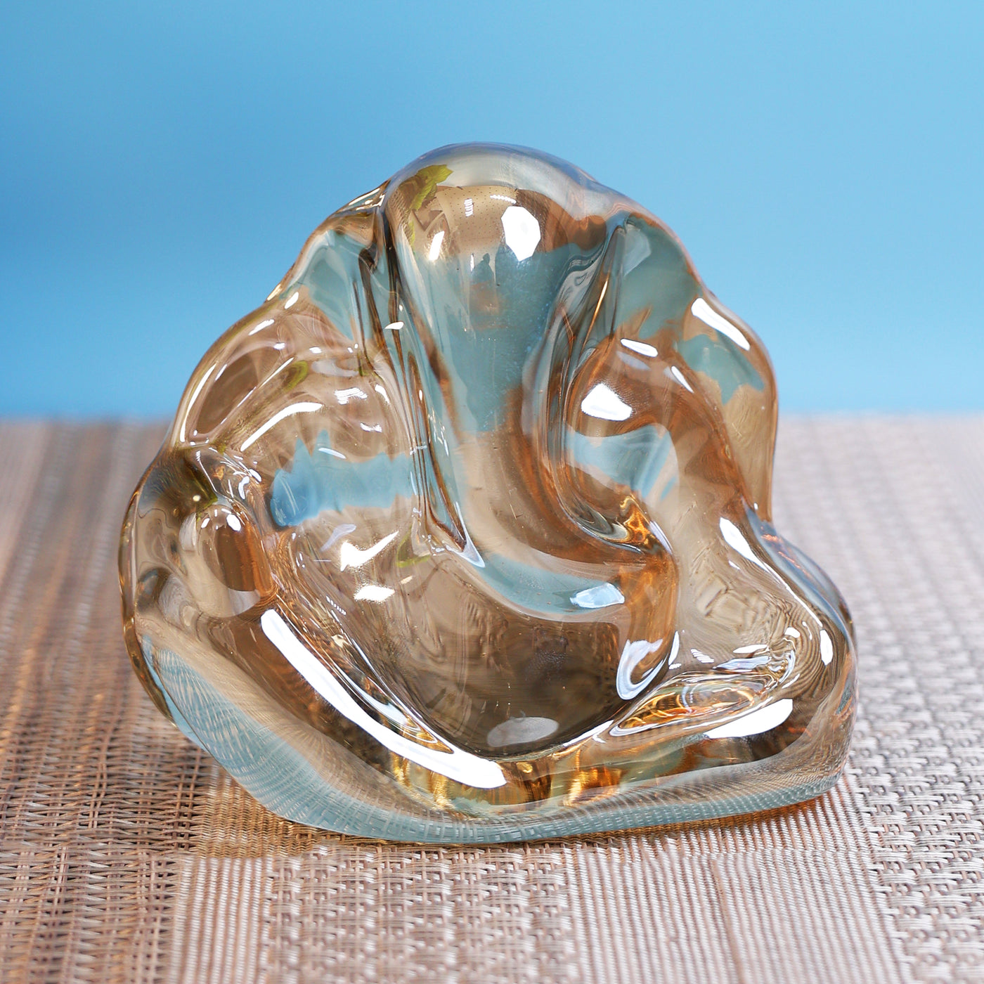 Divine ganesha glass showpiece