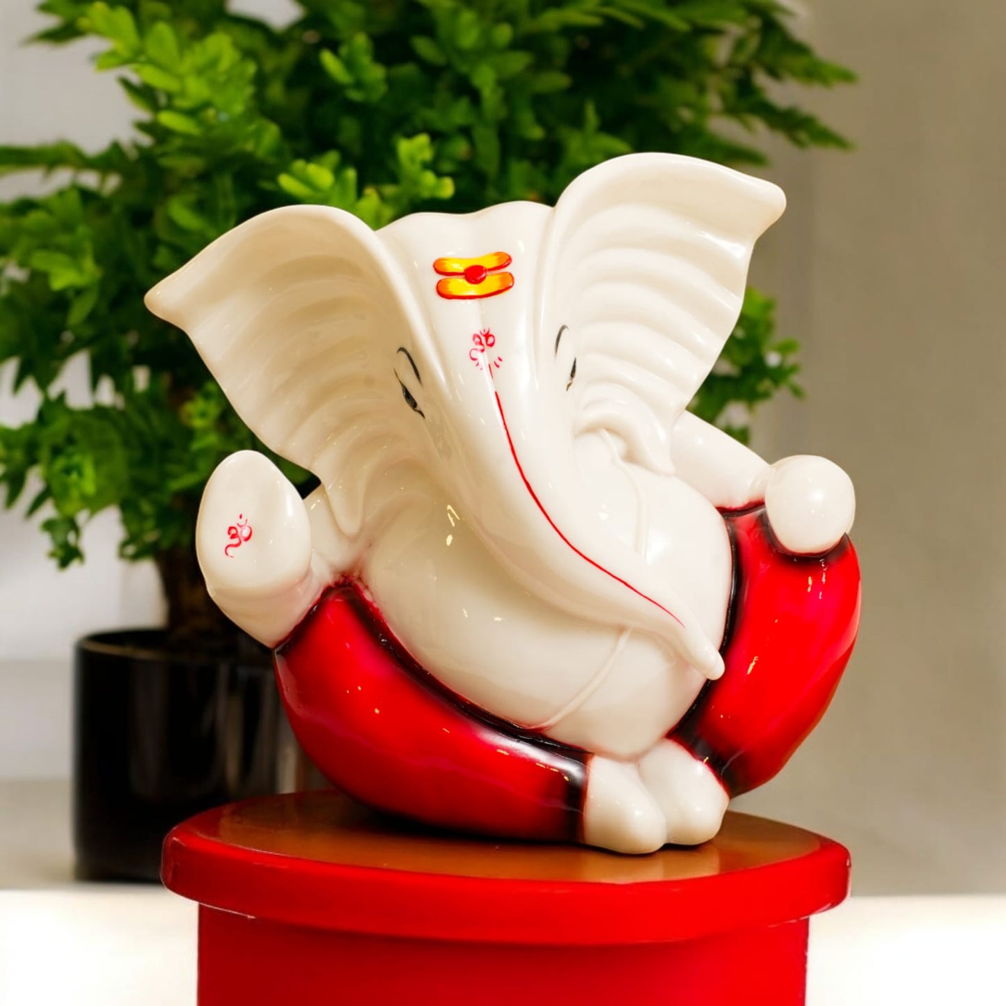 Handcrafted Ceramic Ganesha Statue