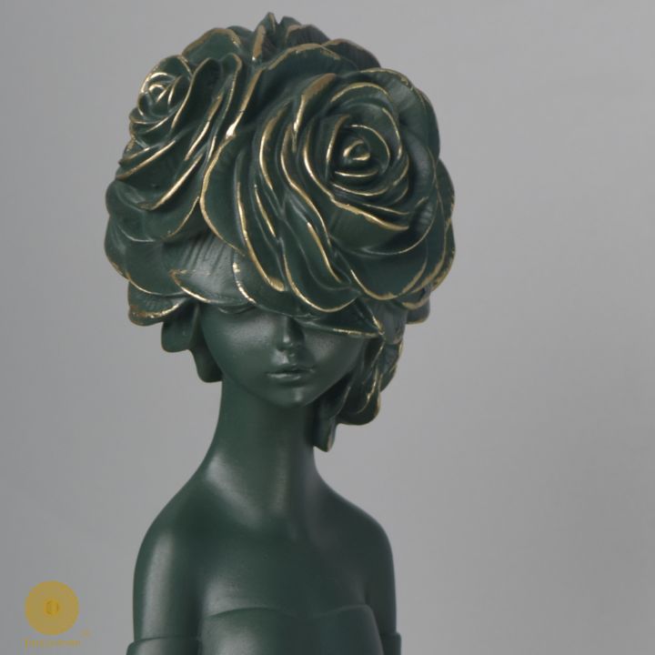 Cute Lady Platter (7x10 Inches)