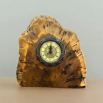Cedar Wood Table Clock
