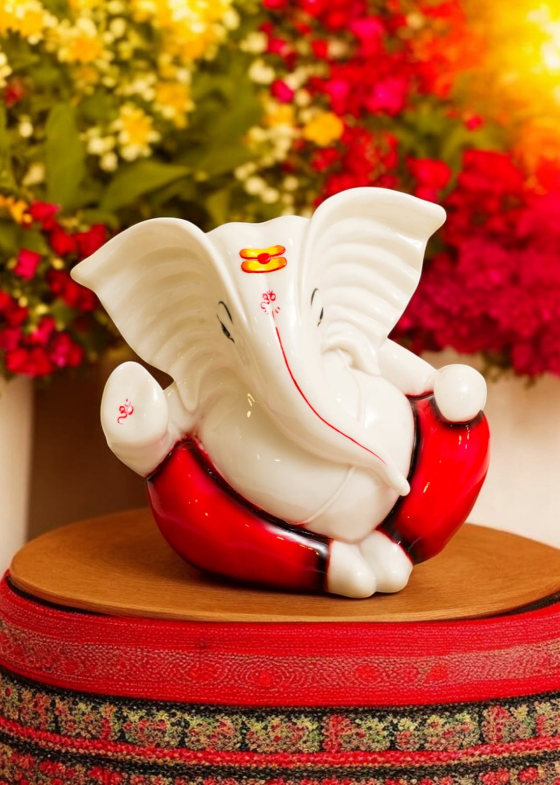Handcrafted Ceramic Ganesha Statue
