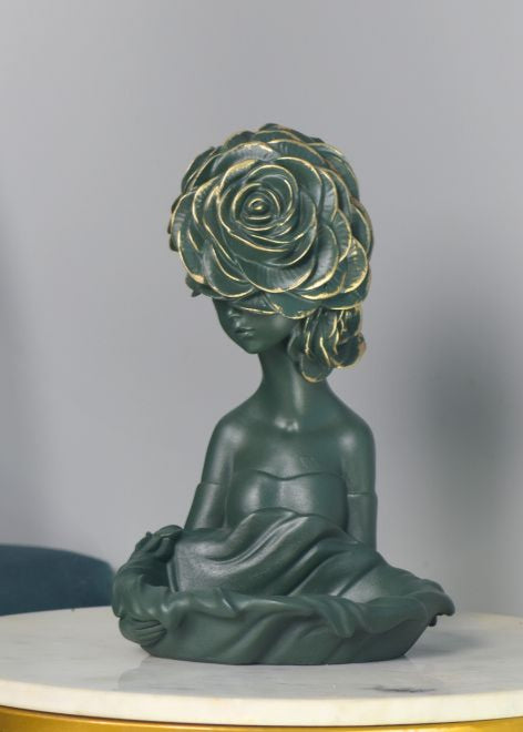 Cute Lady Platter (7x10 Inches)