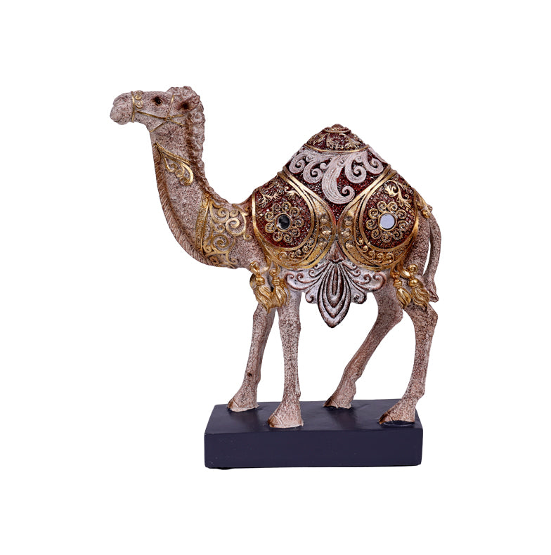ORNATE DECORATIVE CAMEL FIGURINE
