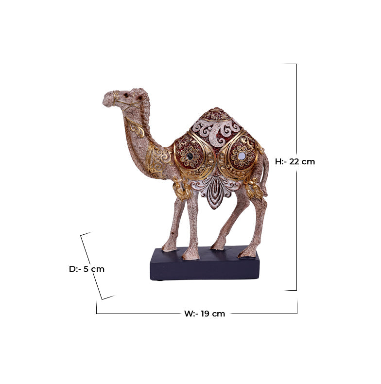 ORNATE DECORATIVE CAMEL FIGURINE