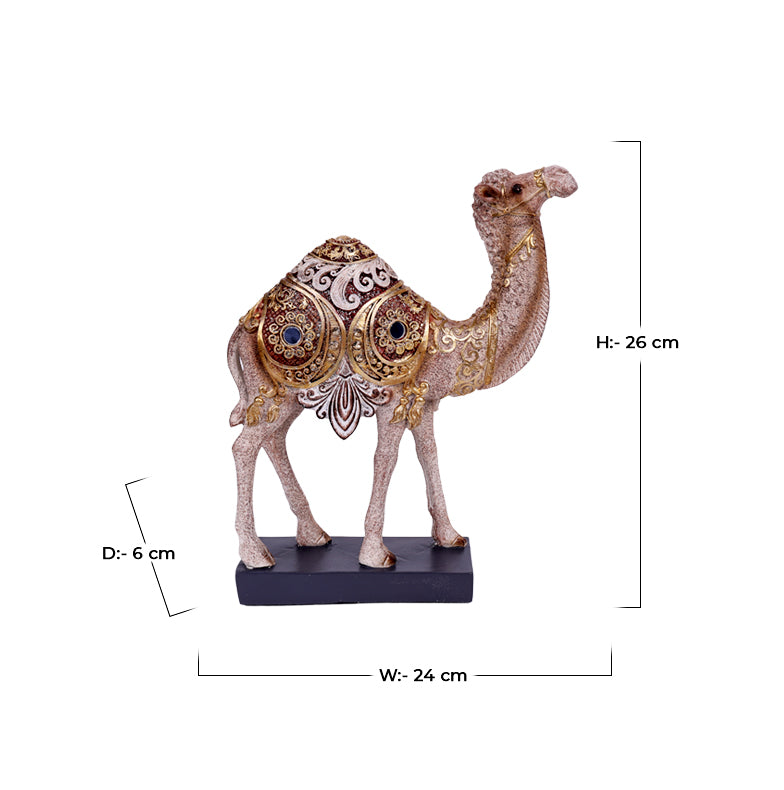 ORNATE DECORATIVE CAMEL FIGURINE