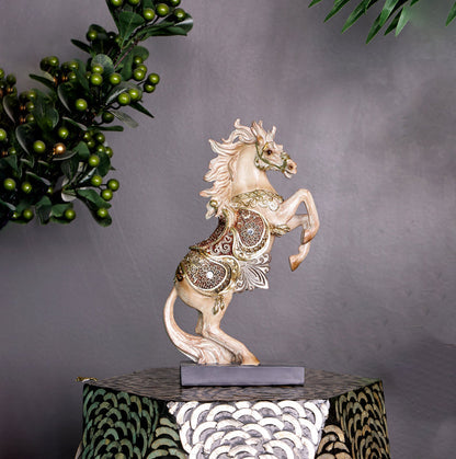 The Bounding Stallion Sculpture Decor Piece