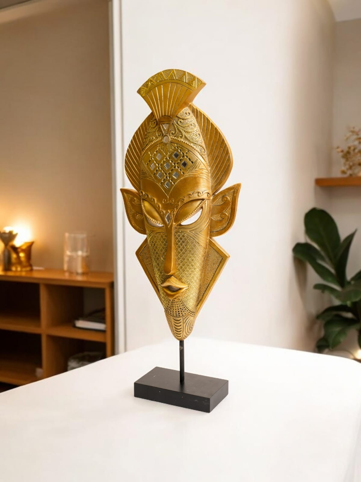GOLDEN ETHNIC MAJESTY: HANDCRAFTED TRIBAL ART