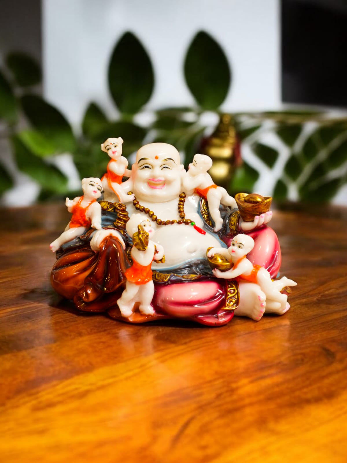 PROSPERITY'S GUARDIAN – EXQUISITE LAUGHING BUDDHA FIGURINE