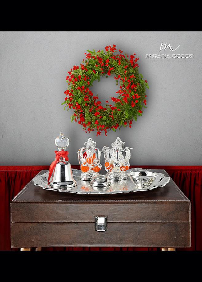 Pooja Thali With Box (Medium /large)