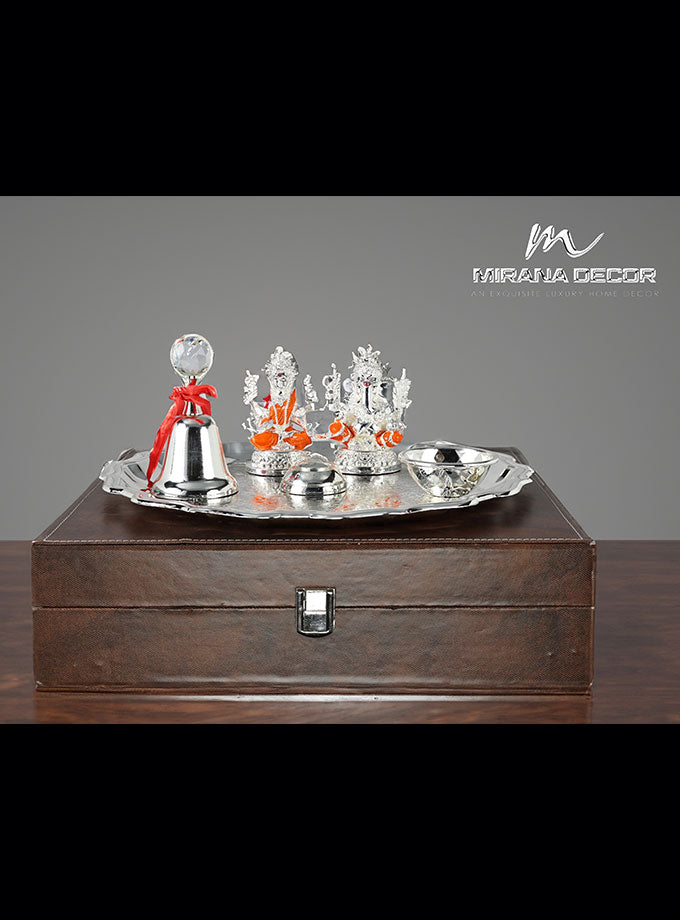 Pooja Thali With Box (Medium /large)