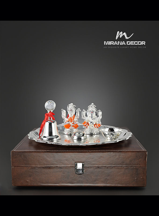 Pooja Thali With Box (Medium /large)