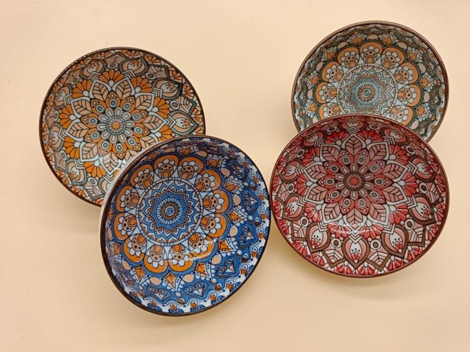 Bowls Set for Cereal, Soup, Salad and Pasta (Pack of 4)