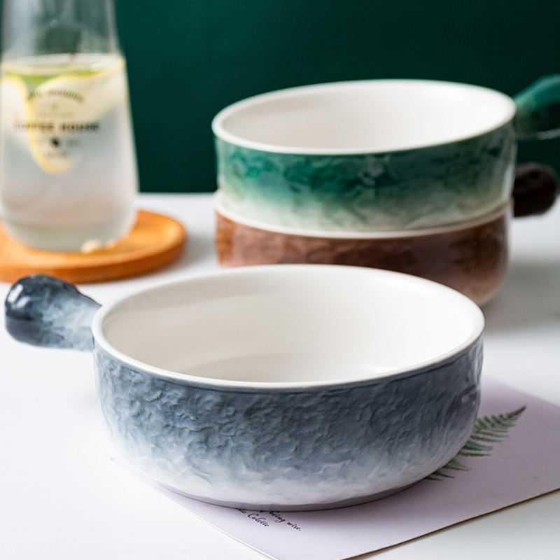 GRADIENT GLAZE SOUP BOWLS