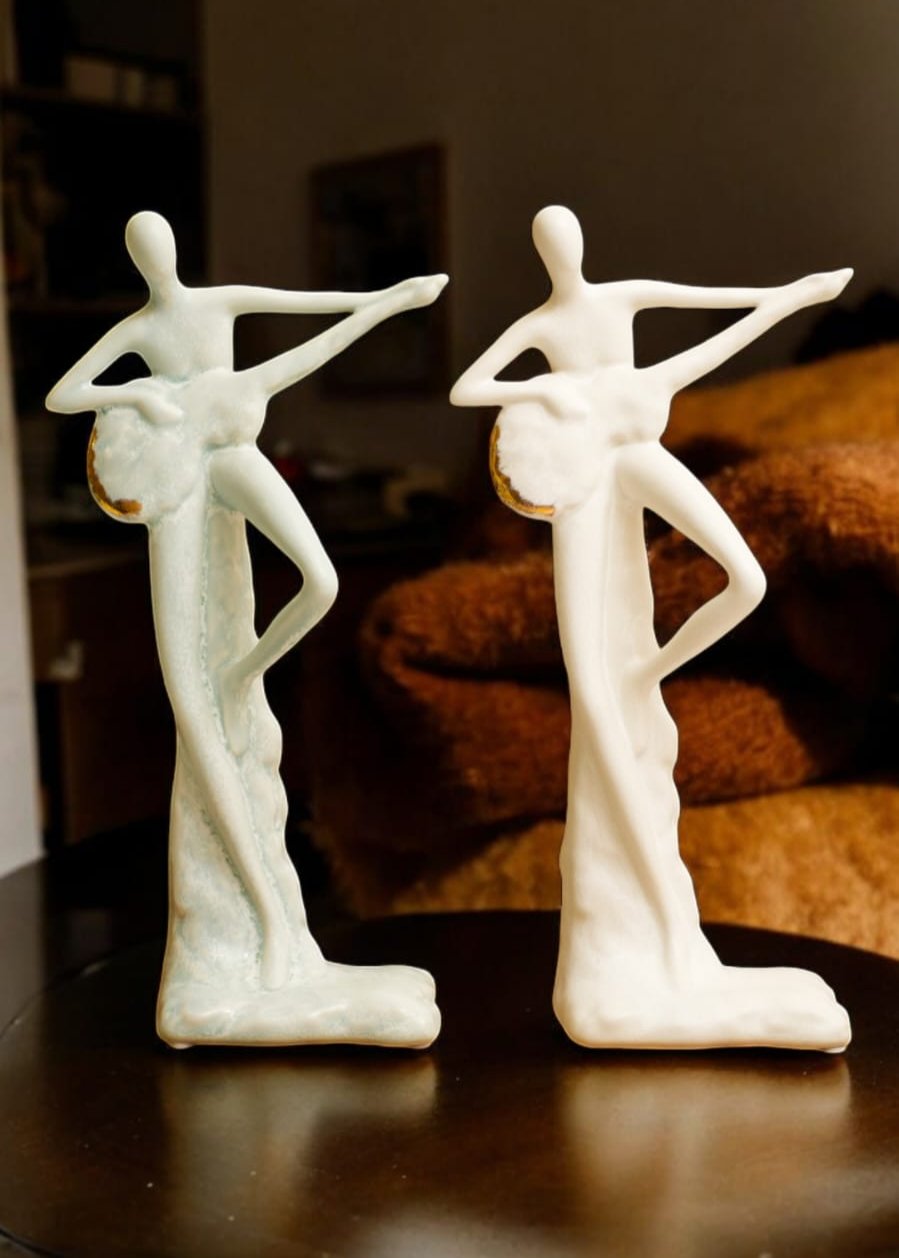 GRACE IN MOTION – ABSTRACT GUITARIST FIGURINE SET