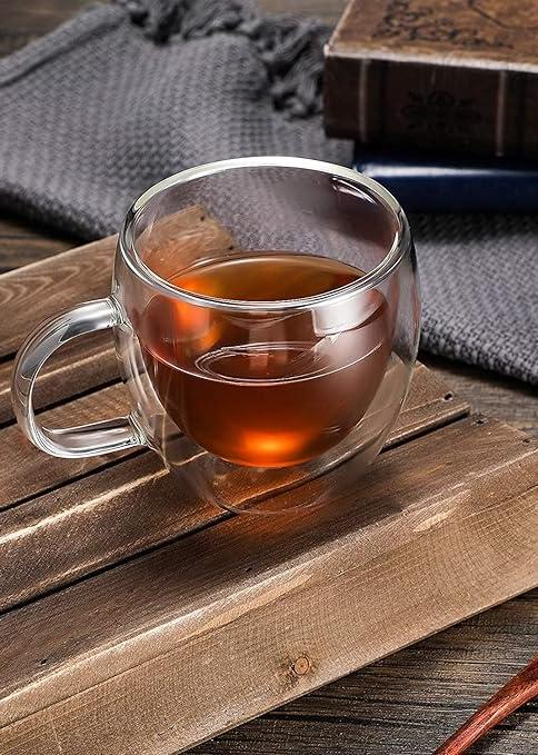 Double-Walled Glass Tea Cup