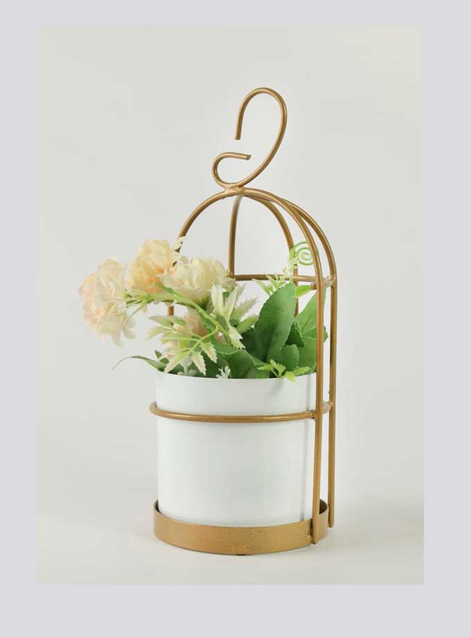Cage Flower Pot