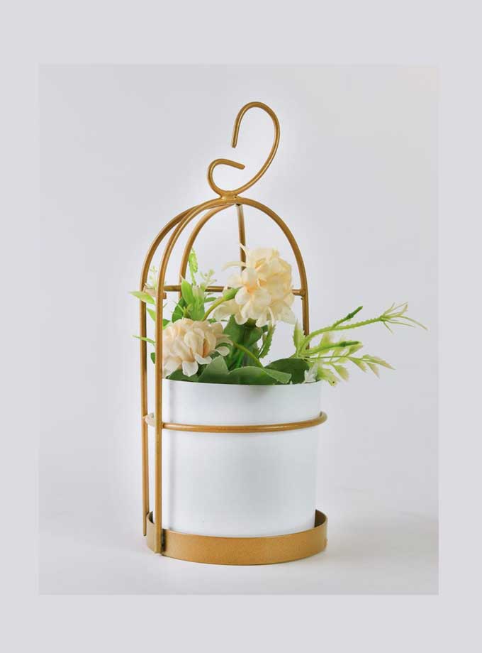 Cage Flower Pot