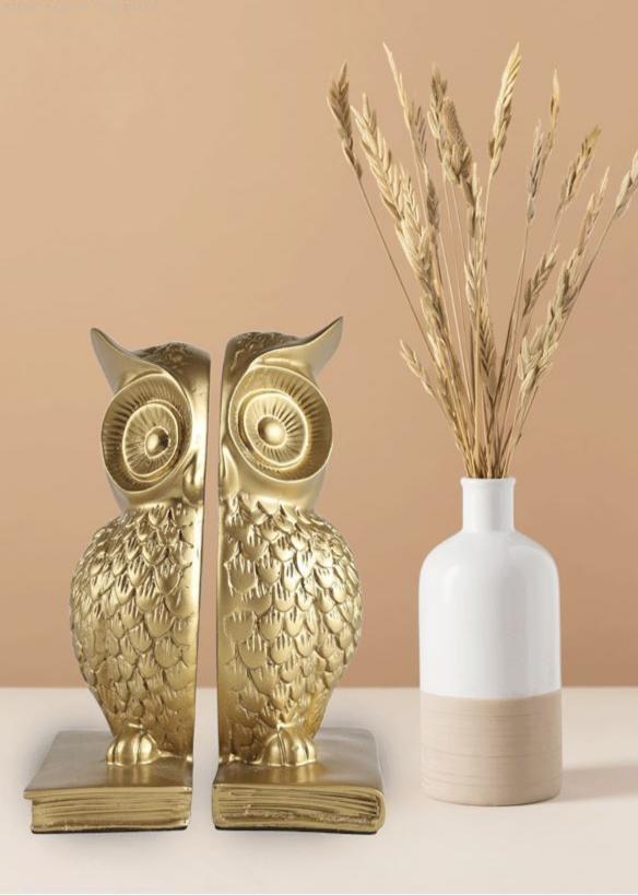 Owl Bookend - Guardians of Knowledge