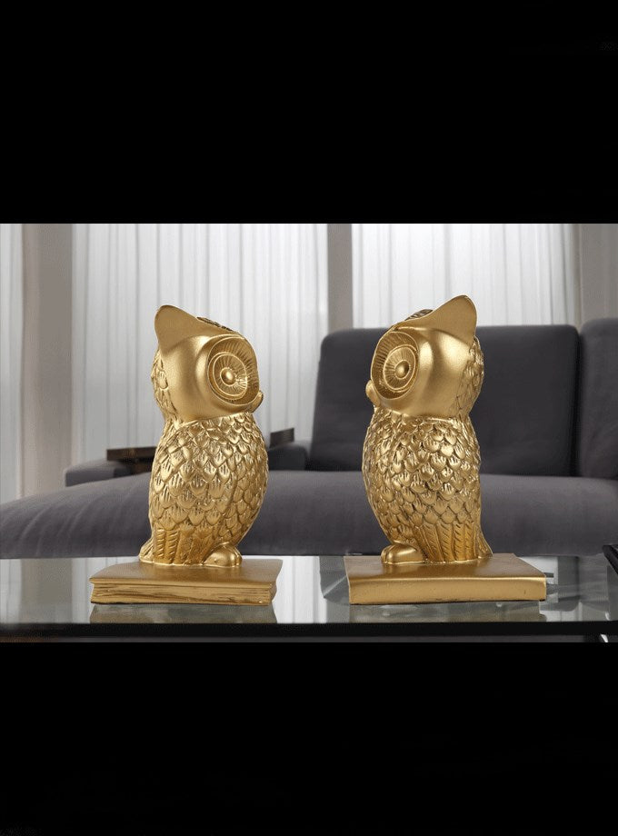 Owl Bookend - Guardians of Knowledge