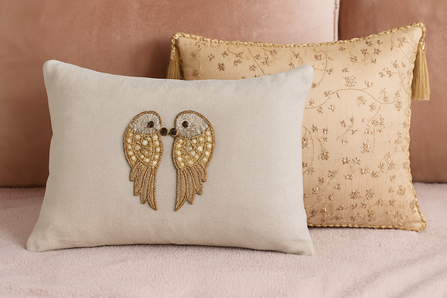 Premium 12x18 Lumbar Cushion Cover Set of 2,