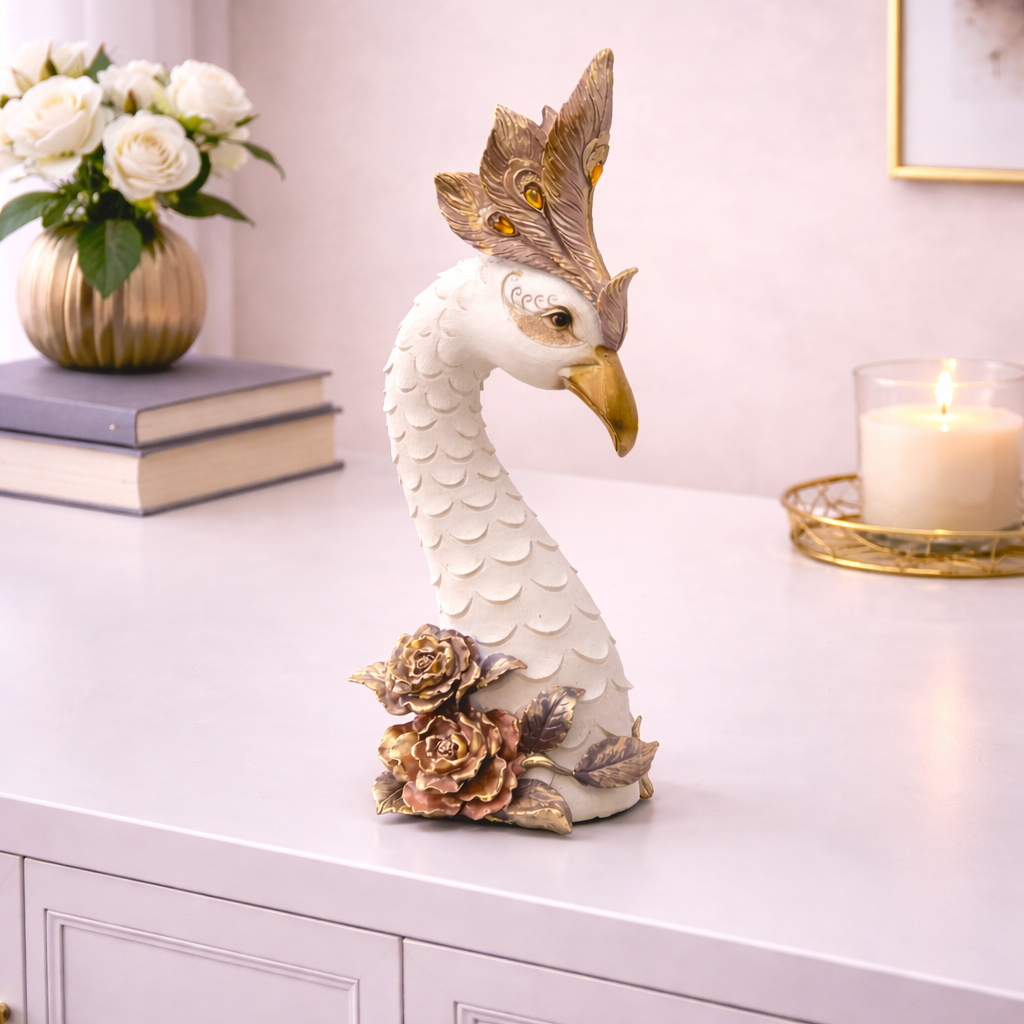 Royal Peacock Decorative Showpiece