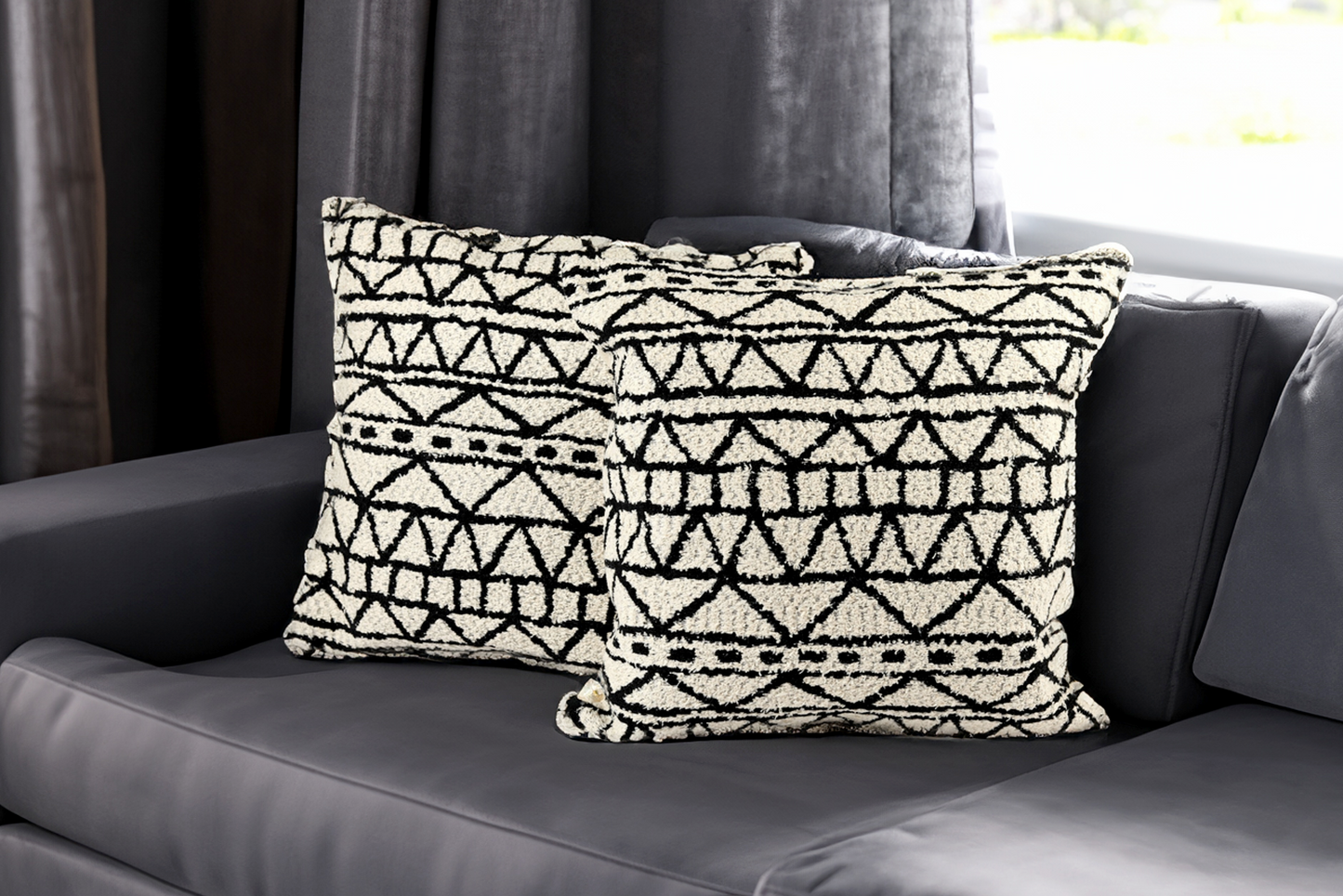 Geometric Cushion Cover