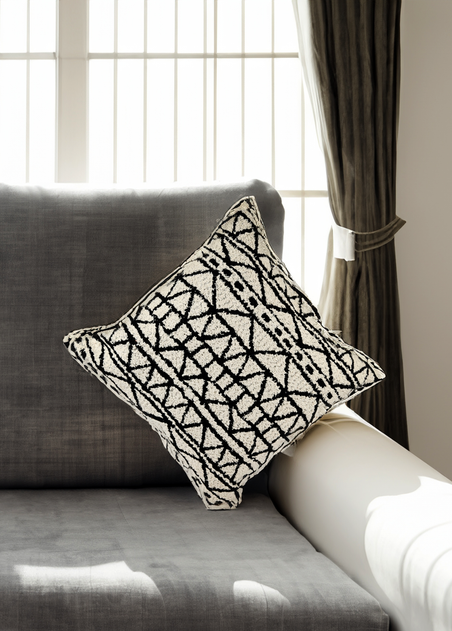 Geometric Cushion Cover