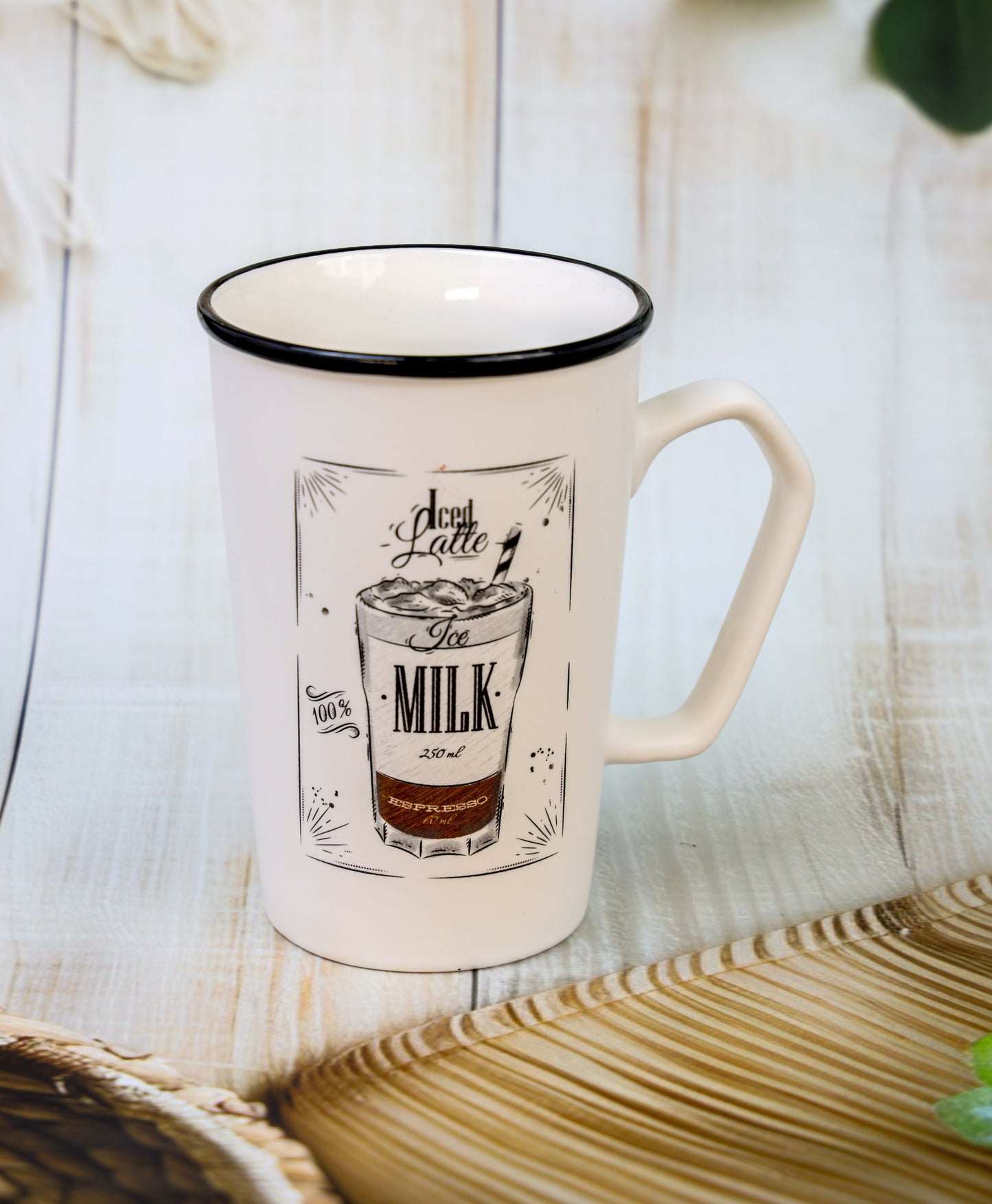 Vintage Cafe Latte Mug