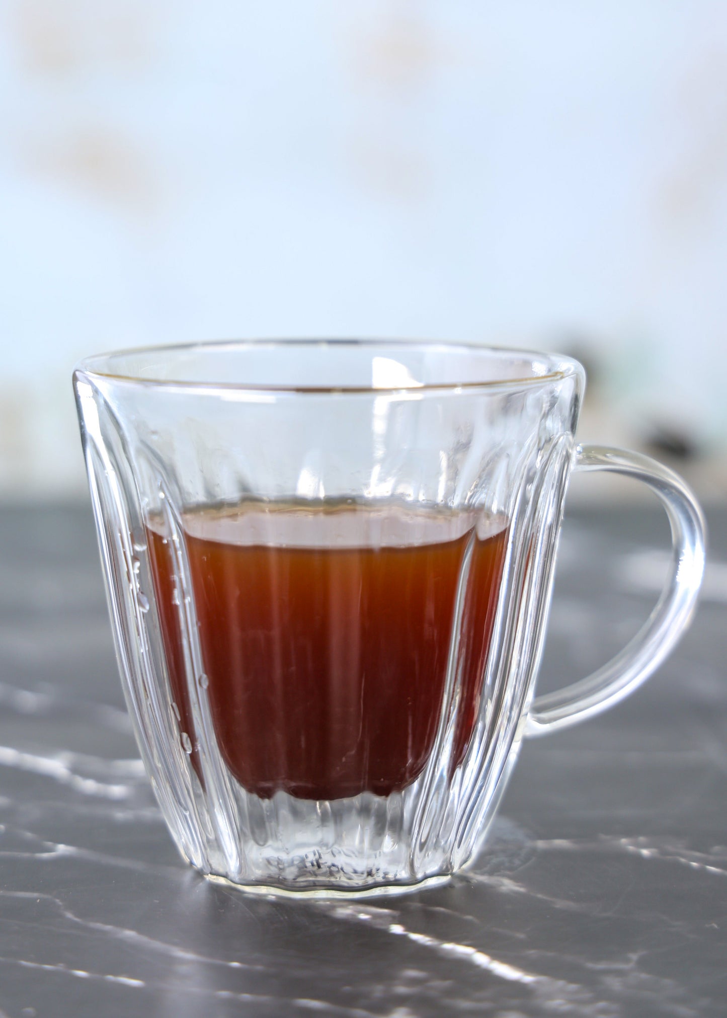 CRYSTAL CLARITY DOUBLE-WALLED COFFEE GLASS