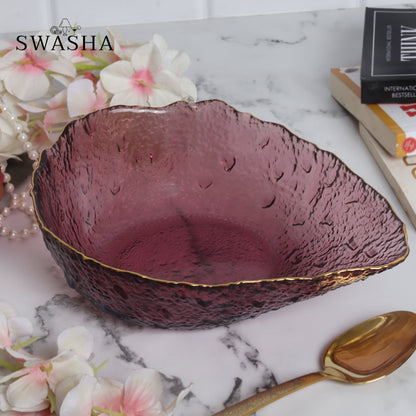 Elegant Design and Convenience in One: Glass Fruit Bowl