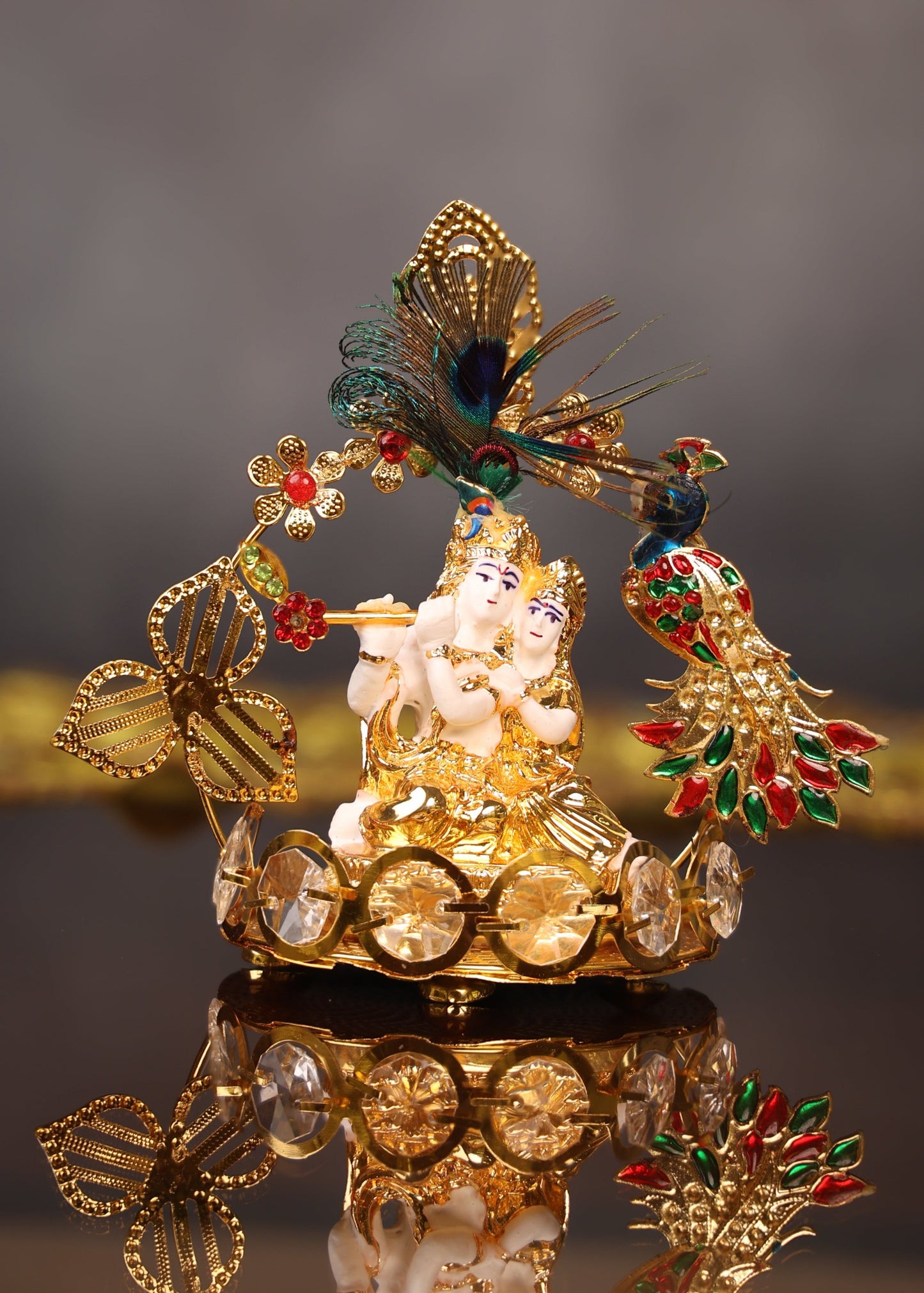 Peacock Diamonds-Radhe Krishna