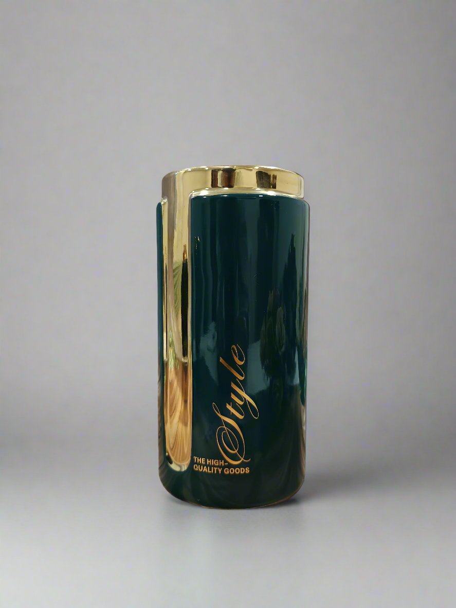 GOLDEN GRACE CERAMIC FLOWER VASE