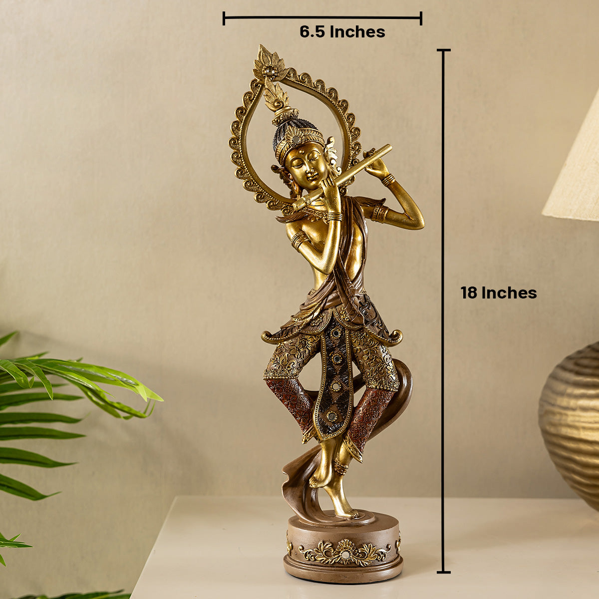 Radiant Blessings Of Buddha Home Decoration Showpiece