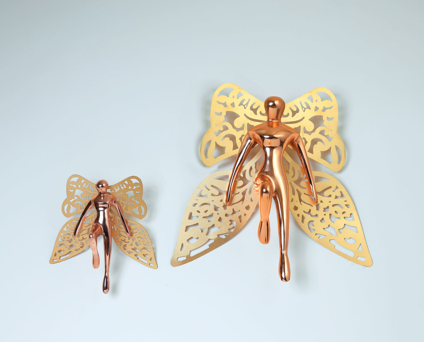 Butterfly man wallhanging. Set of 2