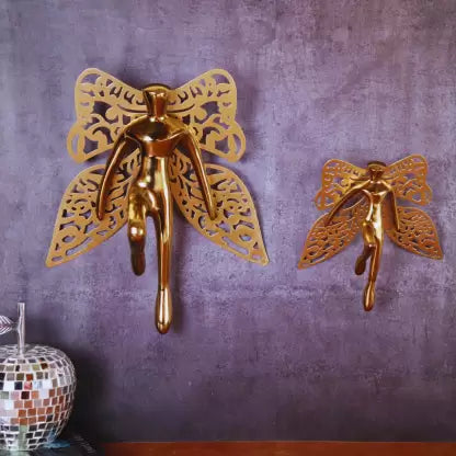 Butterfly man wallhanging. Set of 2