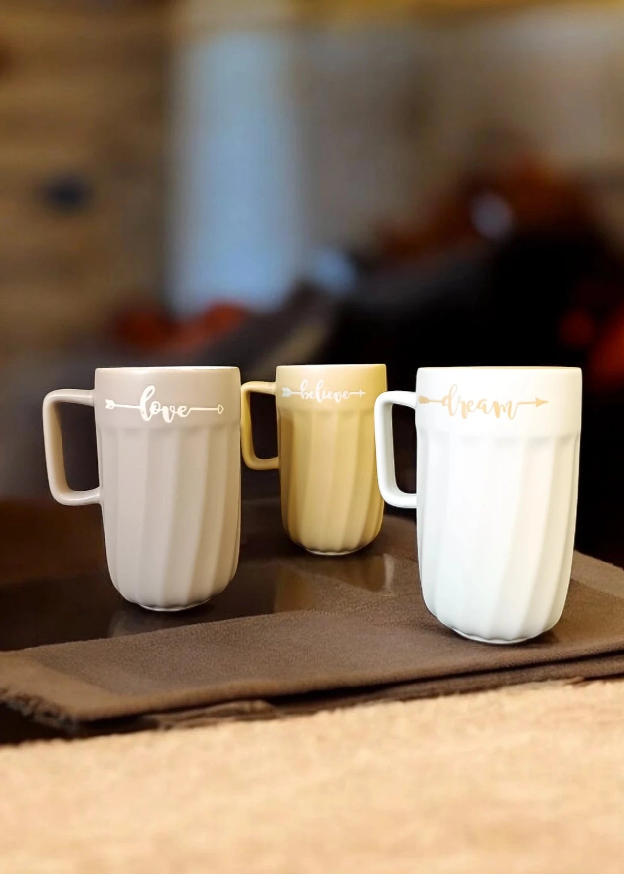 Stylish Ceramic Coffee & Beverage Mug Set