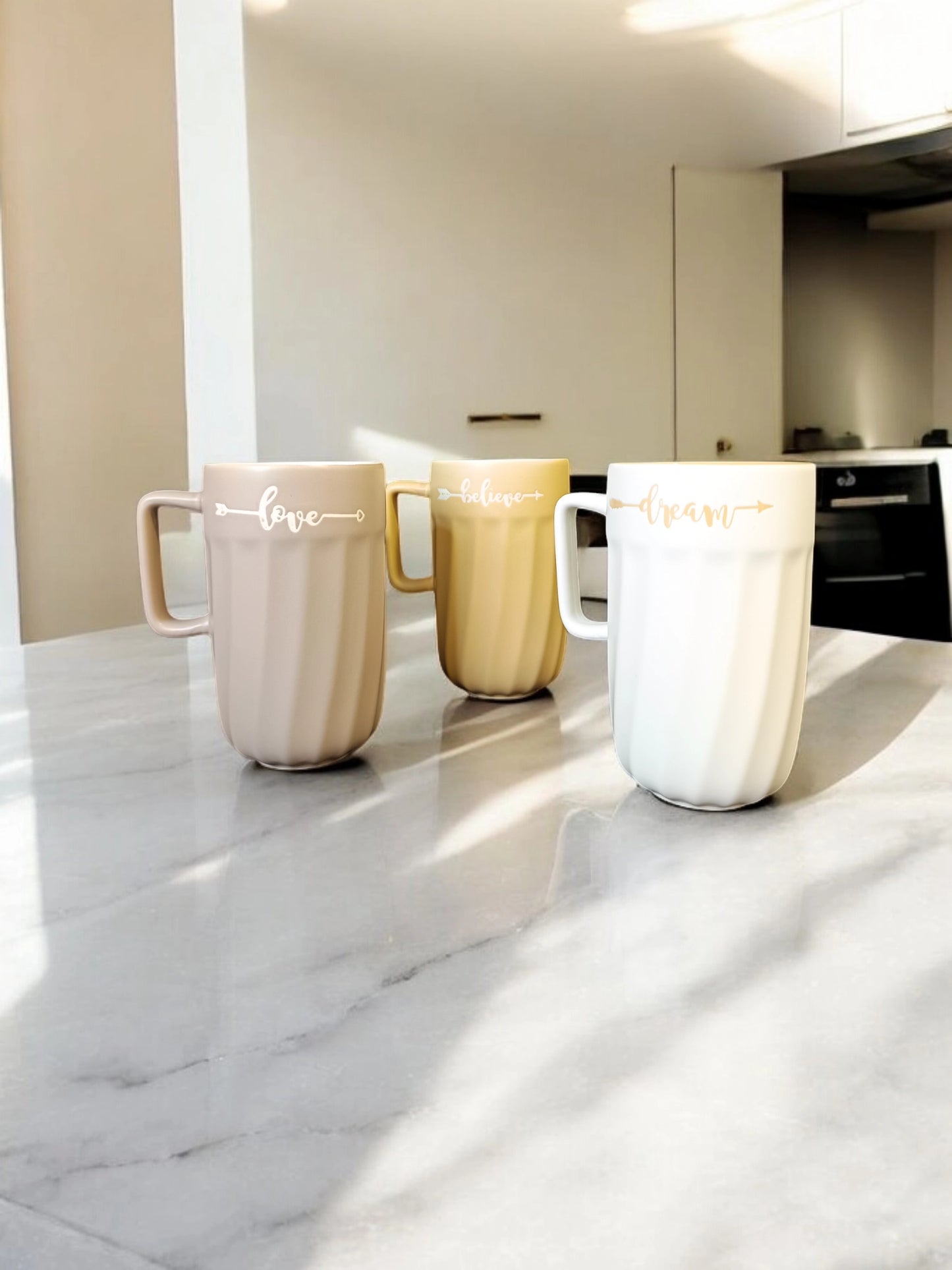 Stylish Ceramic Coffee & Beverage Mug Set