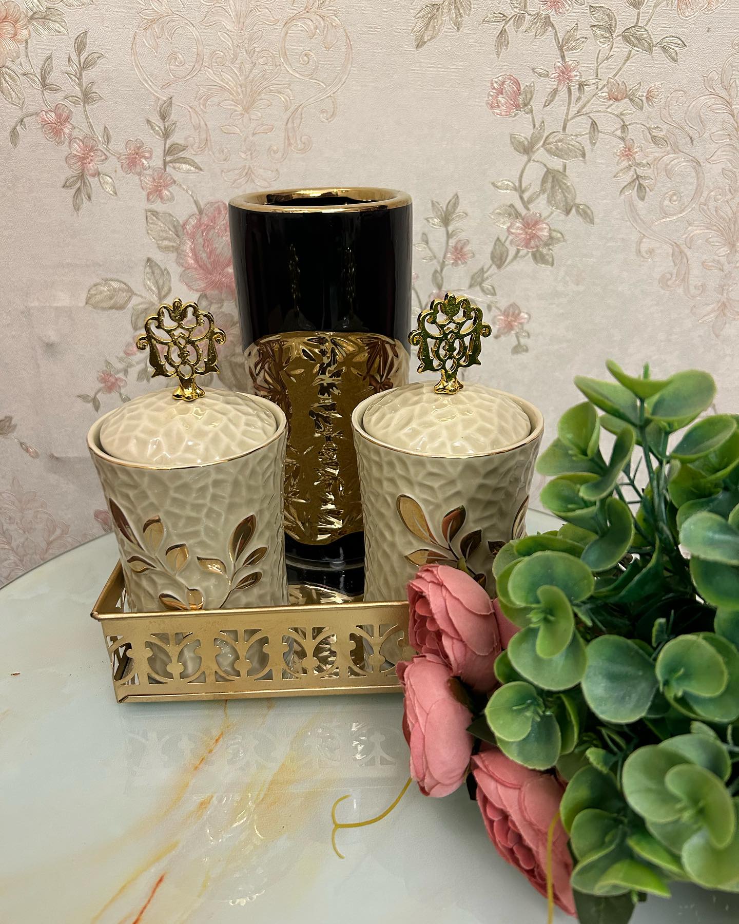 Two Lid Storage Jar for Gift Hampers