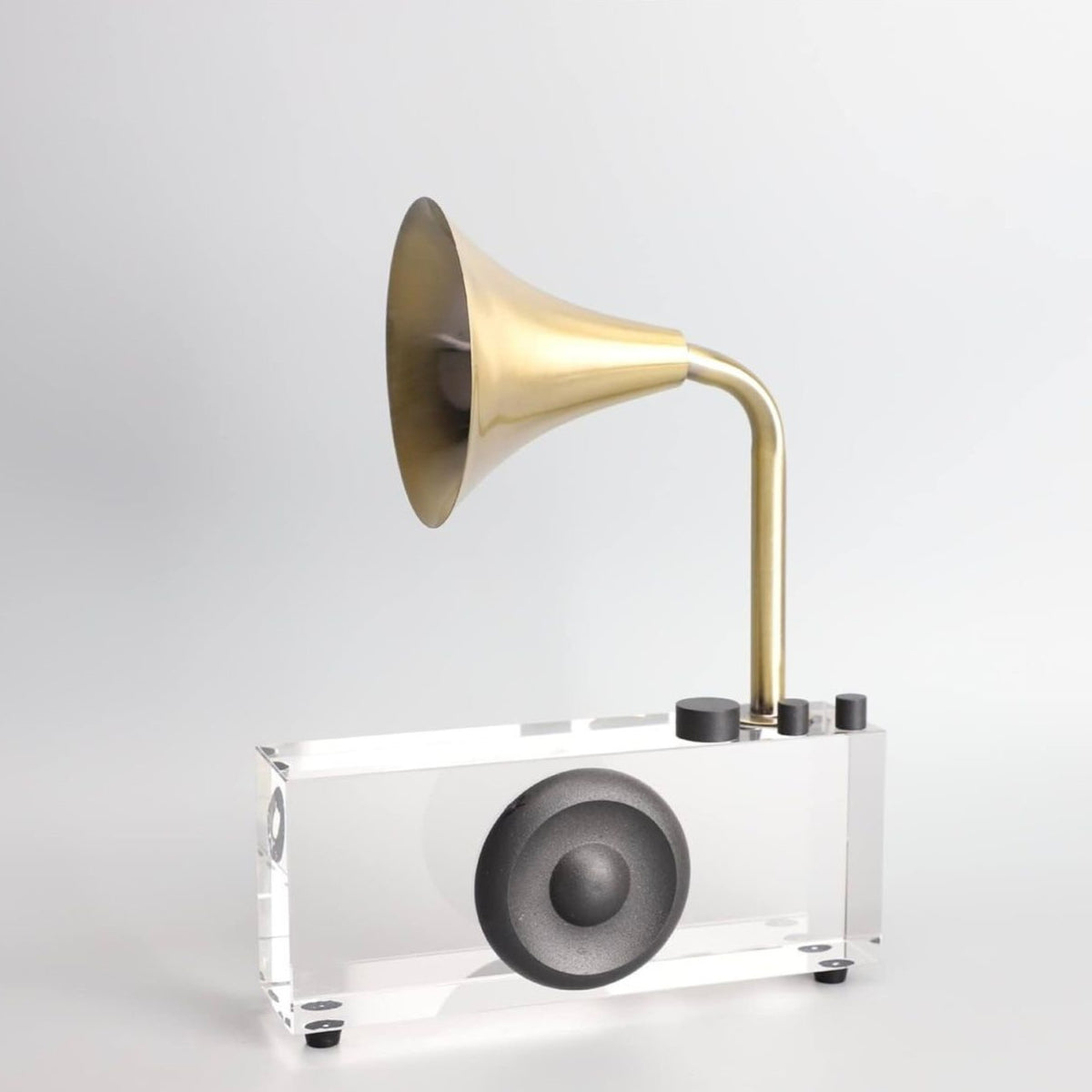 Crystal Gramophone Tabletop Decor